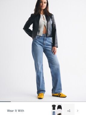 High rise straight leg jeans from Abercrombie & Finch
